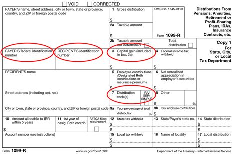 1099-t box 1 gross distribution must equal sample|1099 r taxable amount.